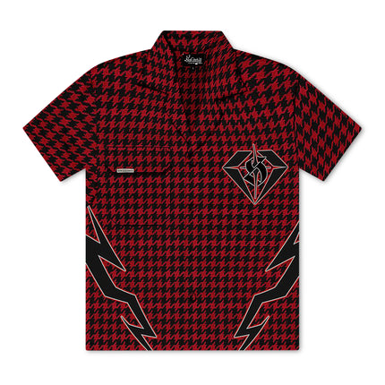 Sugarhill Blaster Work Shirt - Red Houndstooth