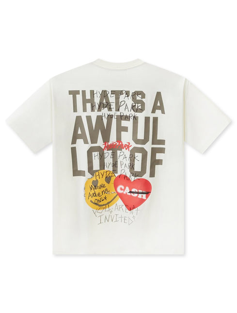 Hyde Park x ALOCS Stickered Up Tee - White
