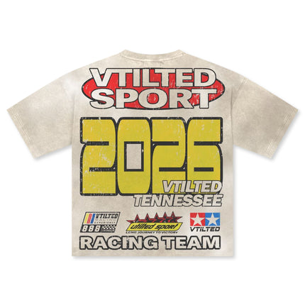 Vtilted Fivestar Tee - White Wash