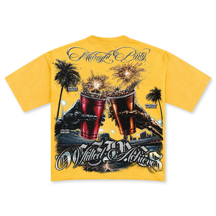 Vtilted Achieve Tee - Yellow Wash
