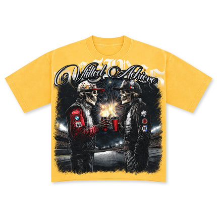 Vtilted Achieve Tee - Yellow Wash