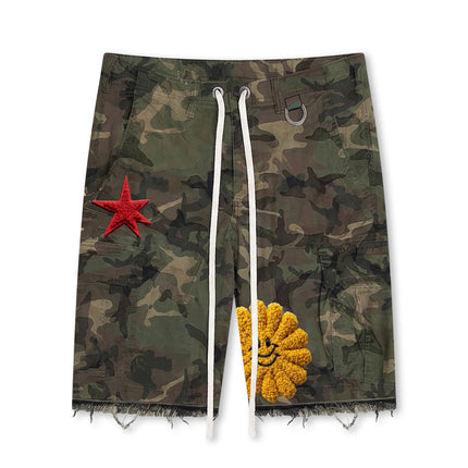 All Human Yayo Shorts - Camo Wash
