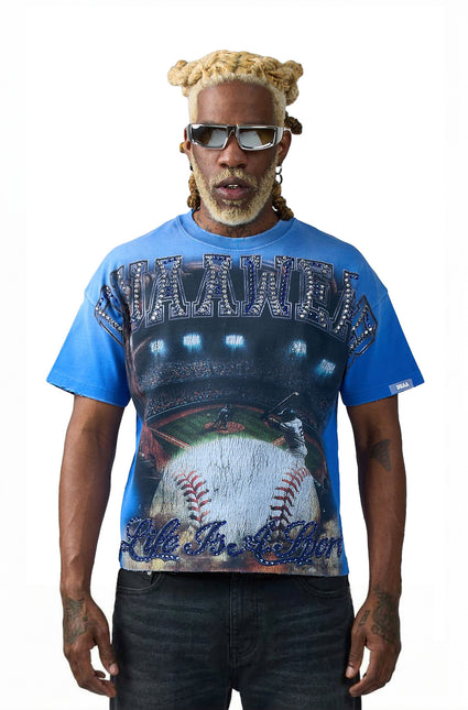 Duaa Homerun Tee - Blue