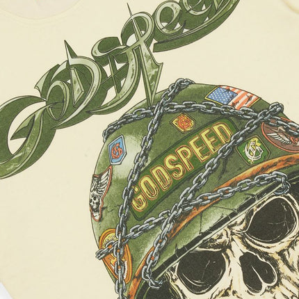 Godspeed Badges of Honor II Boxy Tee - Bone