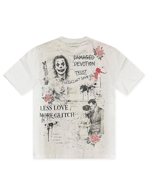 Syndicate Glitch Tee - White