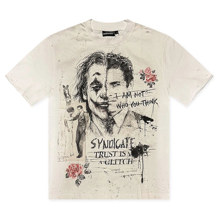 Syndicate Glitch Tee - White