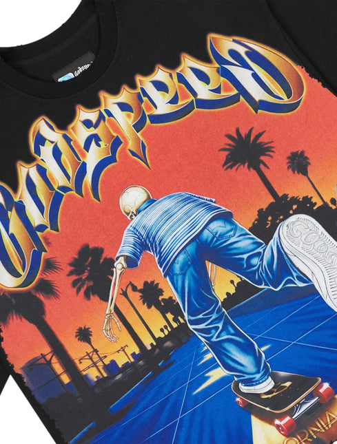 Godspeed Kick Push Boxy Tee - Black
