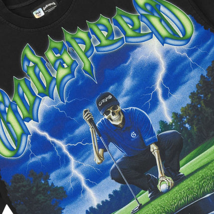 Godspeed No Mulligans Boxy Tee - Black Wash