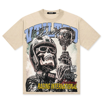 Vtilted Conquer Tee - Cream