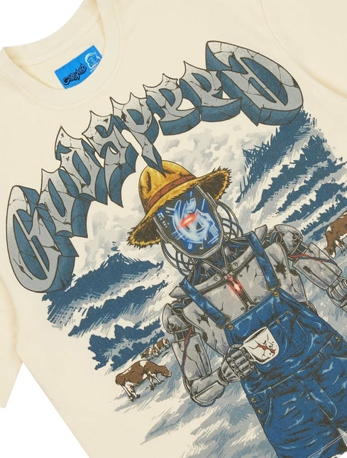 Godspeed Aura Farm II Boxy Tee - Bone