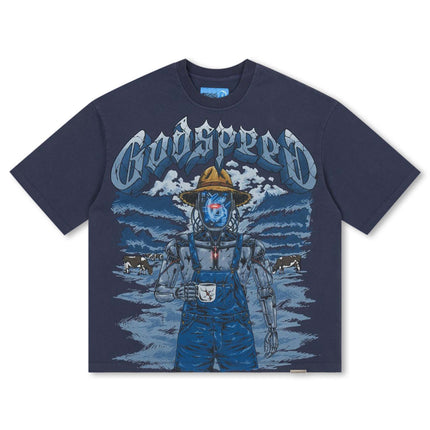 Godspeed Aura Farm II Boxy Tee - Navy
