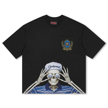 Godspeed Golf Days Pocket Boxy Tee - Black