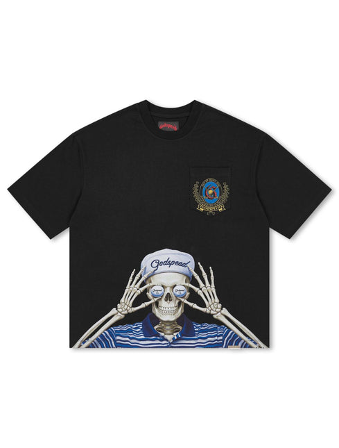 Godspeed Golf Days Pocket Boxy Tee - Black