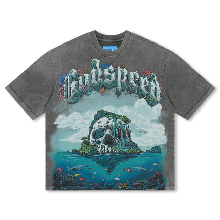 Godspeed GS Island II Boxy Tee - Grey Wash