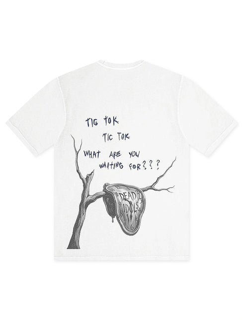 Rich Dead Idols Salvador Dali Tee - White