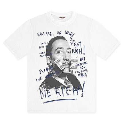 Rich Dead Idols Salvador Dali Tee - White