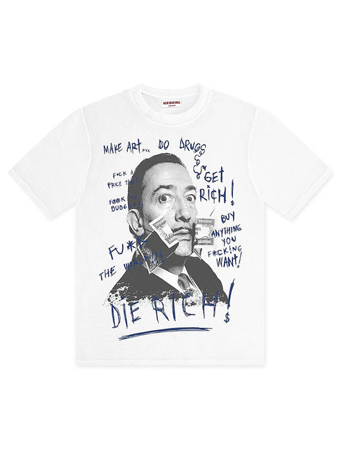Rich Dead Idols Salvador Dali Tee - White