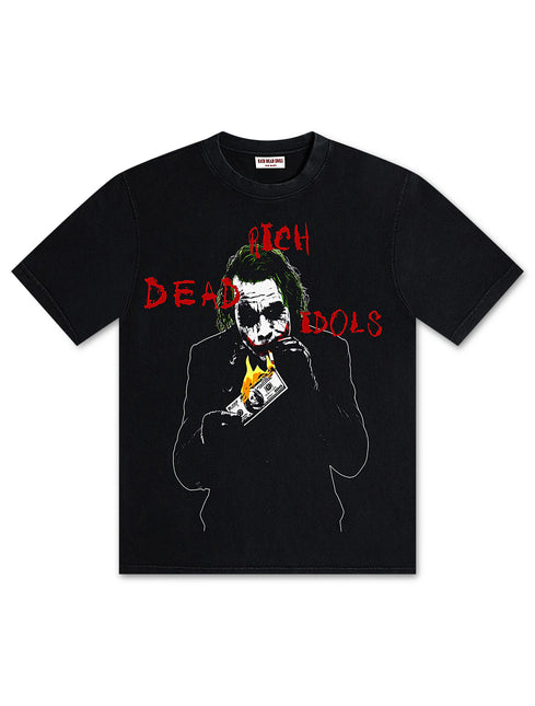 Rich Dead Idols The Joker Tee - Black