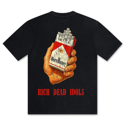 Rich Dead Idols More Money Tee - Black