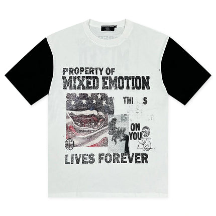 Mixed Emotion Property Tee - White