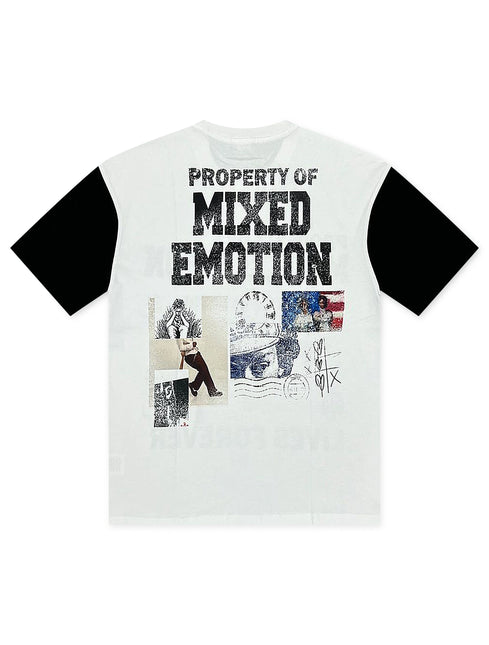 Mixed Emotion Property Tee - White