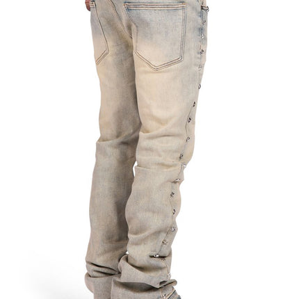 Sugarhill Dallas Stacked Jeans - Wheat Fade