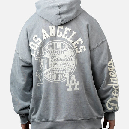 Pro Standard La Dodgers Street Team Hoodie - Washed Grey