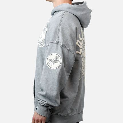 Pro Standard La Dodgers Street Team Hoodie - Washed Grey