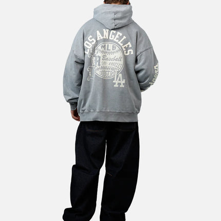 Pro Standard La Dodgers Street Team Hoodie - Washed Grey
