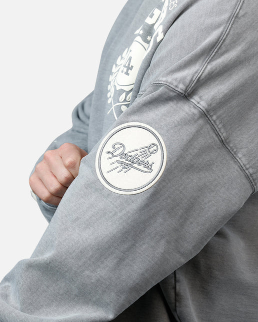 Pro Standard La Dodgers Street Team Hoodie - Washed Grey