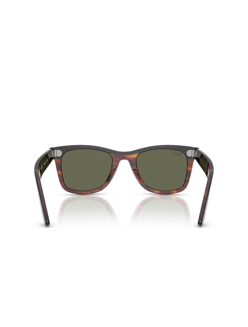Ray-Ban Wayfarer Street Neat Sunglasses - Black on Havana/Polar Green