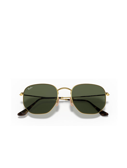 Ray-Ban Hexagonal Flat Sunglasses - Arista/Brown