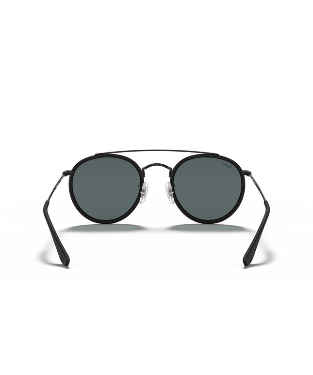 Ray Ban Round Double Bridge Glasses - Polished Black