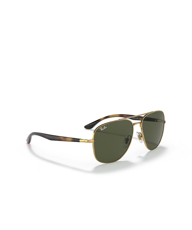 Ray Ban RB3683 - Polished Arista Gold/Green