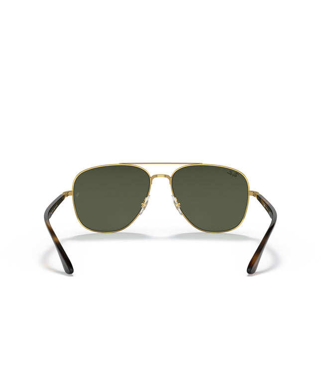Ray Ban RB3683 - Polished Arista Gold/Green