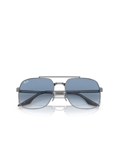 Ray-Ban RB3699 Sunglasses - Gunmetal/Clear Gradient Blue
