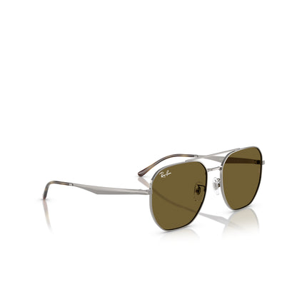 Ray-Ban 0RB3724D Sunglasses - Gunmetal/Dark Brown