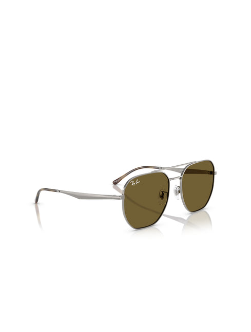 Ray-Ban 0RB3724D Sunglasses - Gunmetal/Dark Brown