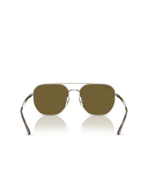 Ray-Ban 0RB3724D Sunglasses - Gunmetal/Dark Brown