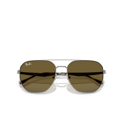 Ray-Ban 0RB3724D Sunglasses - Gunmetal/Dark Brown