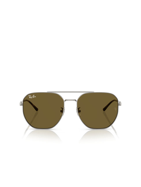 Ray-Ban 0RB3724D Sunglasses - Gunmetal/Dark Brown
