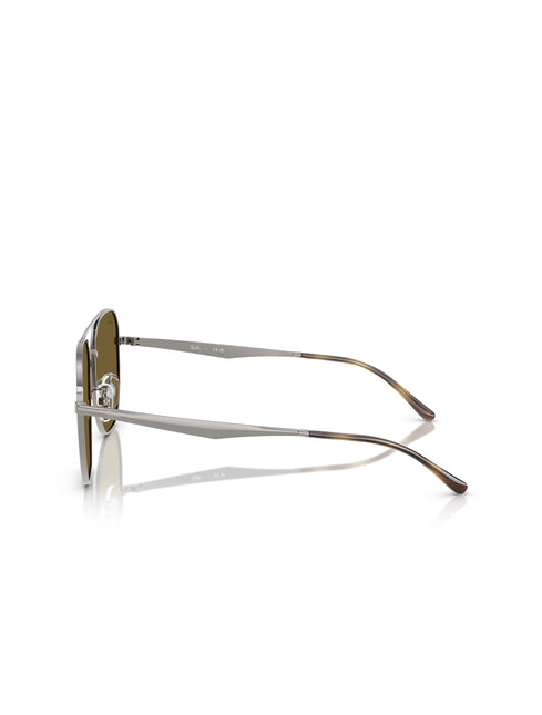 Ray-Ban 0RB3724D Sunglasses - Gunmetal/Dark Brown