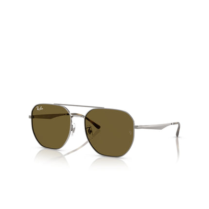 Ray-Ban 0RB3724D Sunglasses - Gunmetal/Dark Brown