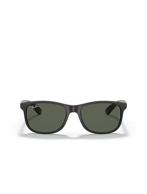Ray-Ban Andy Sunglasses - Matte Black/Dark Green