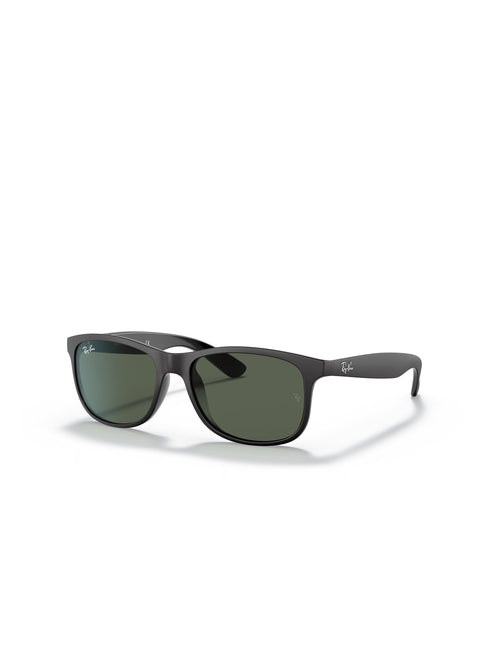 Ray-Ban Andy Sunglasses - Matte Black/Dark Green
