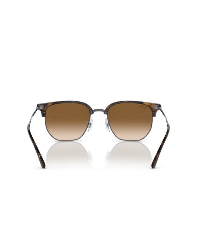 Ray Ban New Clubmaster Glasses - Polished Havana