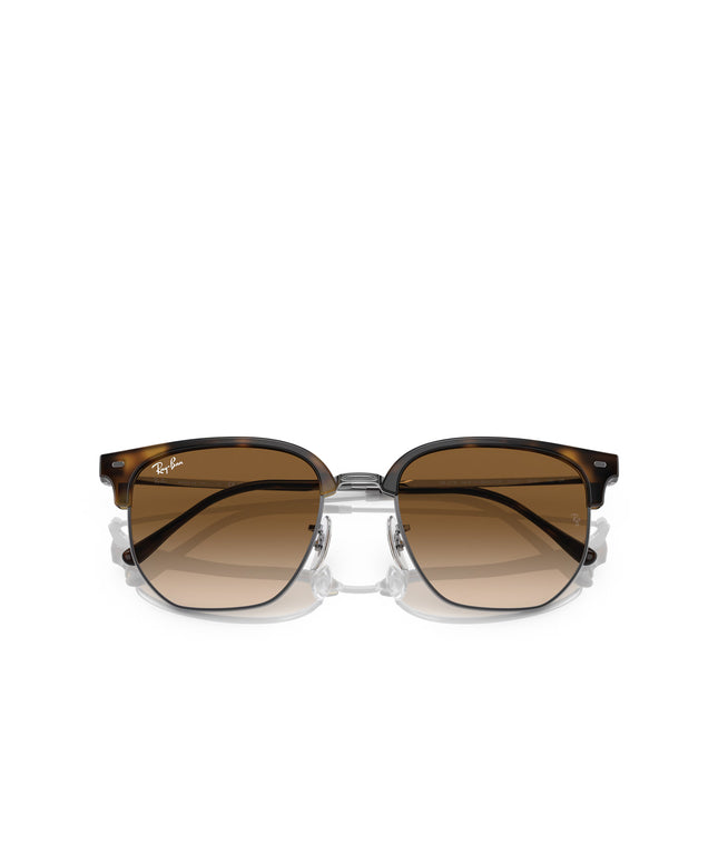 Ray Ban New Clubmaster Glasses - Polished Havana