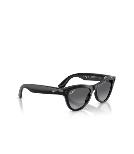 Ray Bans x Meta Skyler Glasses Gen 2 - Shiny Black/Polar Gradient