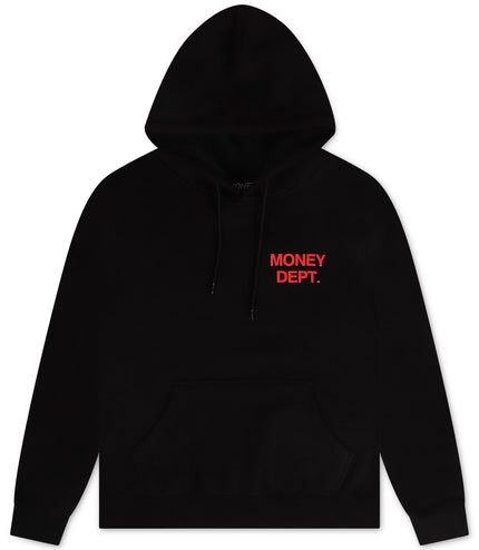 Money Dept. Los Angeles Hoodie - Black/Red