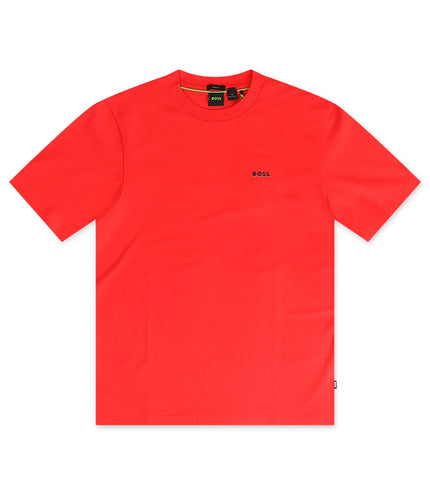 Boss Green Contrast Logo Tee - Red